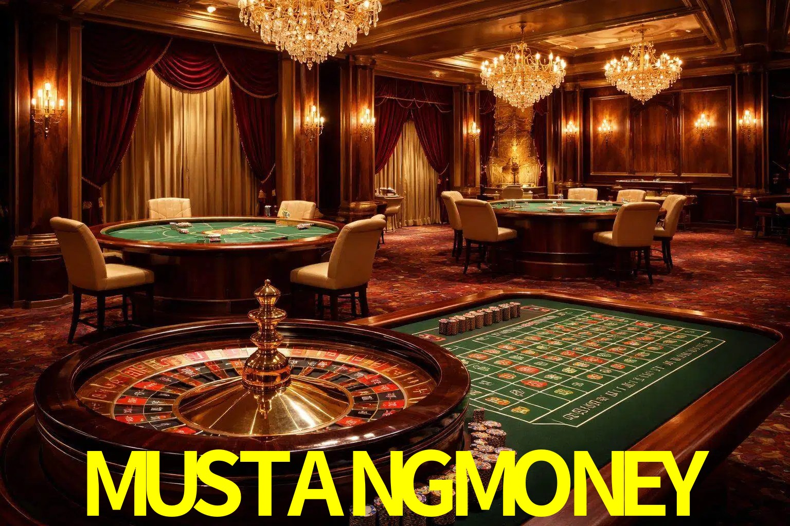 Una escena premium de mesa de casino en vivo con cartas, elementos de ruleta y un ambiente pulido de estudio de transmisión.